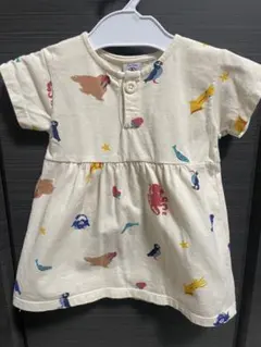 PETIT BATEAU 動物柄 Tシャツ 12m 74cm