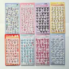 正規品 サンリオ ボンボンドロップシール ミニ 8枚セット　コンプリートセット