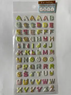 当時物★平成レトロ すみっコぐらし　ぷっくりアルファベットシール　サンエックス