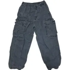 GU スーパーワイドカーゴパンツ グレー