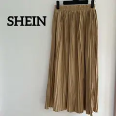 早い者勝ち❣️SHEIN ブラウン　プリーツスカート　スカート　秋冬　ロング