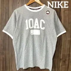 美品 NIKE 10AC Tシャツ 宇野薫氏 リンガー グレー メンズL