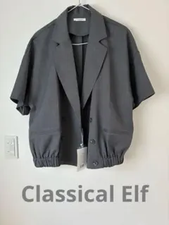 新品】【値下げ】cocodeal ハーフスリーブジャケットグレー - メルカリ