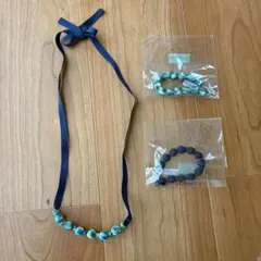 【3点セット】　ネックレス　ブレッスレット