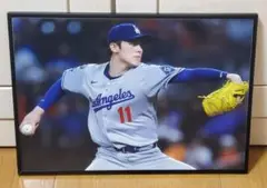 LAドジャース佐々木朗希 MLB！A3サイズポスターフレーム付き