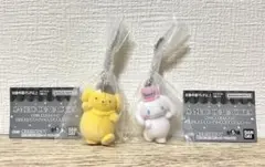 サンリオ　ミニチュアチャーム〜ライブキャラクター〜 シナモロール　ポムポムプリン