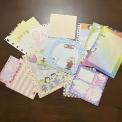 スヌーピー・ハイジ 他 キャラクター メモ用紙セット