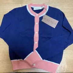 XSサイズ：Palava カーディガン　ネイビー・タイガー