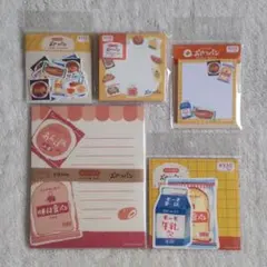 キャンドゥ　古川紙工　レトロ日記　おやつパン　⑤種セットのサムネイル