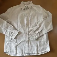 H&M リラックスフィット 長袖シャツ ベージュ