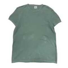 ZARA Tシャツ グリーン ワッフル L
