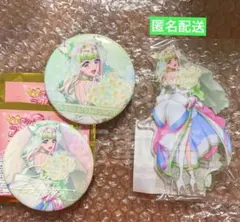 キミプリ感謝祭 キュアズキューン 缶バッジ2枚 ホロアップ＆サイン入り