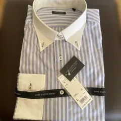 UNIQLO ファインクロス ストライプシャツ　Lサイズ