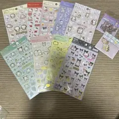 サンリオ サンリオキャラクターズ　キティ　クロミ　マイメロ　サンリオ箔押しシール