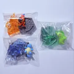 ポケモン ジオラマコレクト 3点セット カルボウ ゼニガメ チコリータ