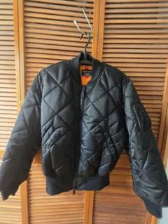 ALPHA × monkey time キルテッドサイドジップ MA-1