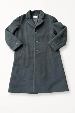 オーダーメードロングコート　アルパカバージンウール48サイズL イタリア製