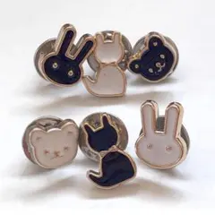 【6個セット】可愛いミニブローチ ワンポイントアクセサリー