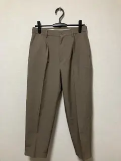 GU ドライワイドイージーアンクルパンツ　ブラウン Mのサムネイル