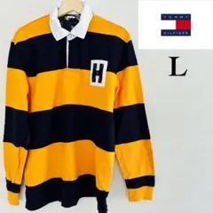 TOMMY HILFIGER ラガーシャツ L