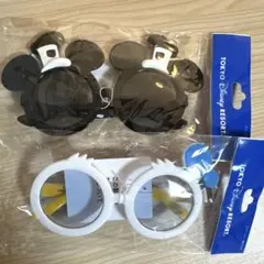 ディズニー　ファッション用グラス　ミッキー ドナルド　２個セット