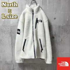 ノースフェイス　フリースジャケット　ホワイト　メンズL