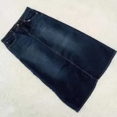『GAP1969』 (L) ロングデニムスカート バックスリット カジュアル