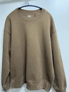 （タグ付き）UNIQLO C オーバーサイズスウェットシャツ M 34ブラウン