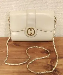 GUCCI マイクロGG ショルダーバッグ ホワイト - メルカリ