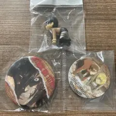 進撃の巨人 バッジ フィギュア セット