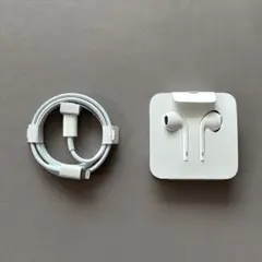 Lightningケーブルとイヤフォンセット