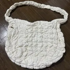 キルティングハンドバッグ　白