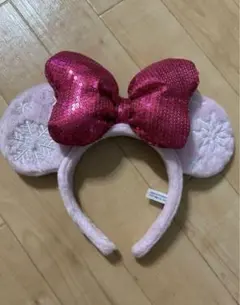 2016年 クリスマスディズニー ピンク カチューシャ