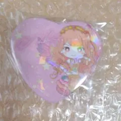 香澄真昼　アイカツスターズ　大衣装展　ハート形缶バッジ
