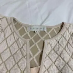 マーキュリーデュオ キルティングジャカードニットワンピース　Mサイズ