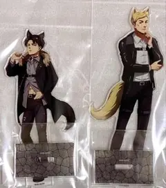 進撃の巨人 マルイ BIGアクリルスタンド エルヴィン＆リヴァイ 狼男ver.