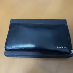 DIESEL 本革 ブラック 長財布