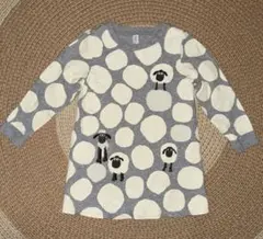 グラニフ　トレーナー　ワンピース　ひつじのショーン　チュニック