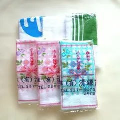花柄フェイスタオルセット（3枚）その他フェイスタオル(3枚)計6点セット