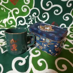 ディズニー/お菓子缶+マグカップ/2点SET