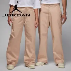 新品未使用 Jordan Balvin ベージュ ワイドパンン カーゴパンツ