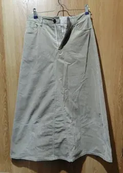 ロペピクニック　コーデュロイロングスカート　ベージュ　サイズ38（Мサイズ）