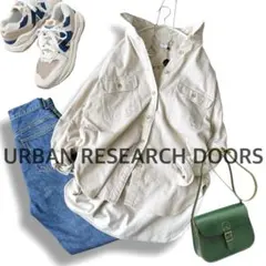 アーバンリサーチドアーズ✨春先◎オーバーサイズ　長袖シャツ　コーデュロイ　羽織り