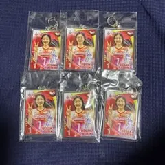 Vリーグ日立Astemoリヴァーレ　上坂瑠子選手アクリルキーホルダー　まとめうりのサムネイル