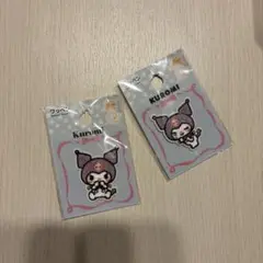 Kuromi 刺繍ワッペン 2個セット