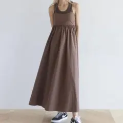 Sea Room lynn アシメストラップワンピース　キャミワンピース