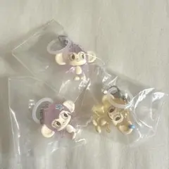 ナルミヤ　めじるしアクセサリー　ミンキー　ルッキー 3個セット