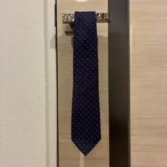 【わらべ様専用】Brooks Brothers ネイビー ドット花柄 ネクタイ