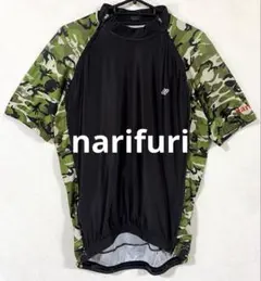 narifuri サイクル ジャージ 迷彩 ナリフリ Mサイズのサムネイル