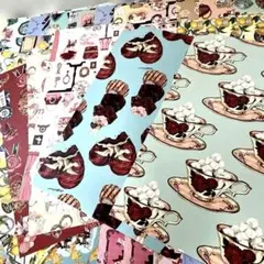 ♡オカッパラバーデザインペーパー45枚セット♡ラスト メルカリ